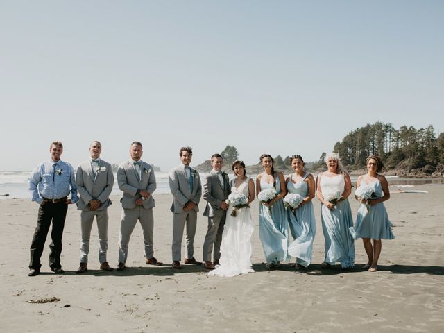 Tyler and Kaisha&apos;s wedding in Tofino, British Columbia 2