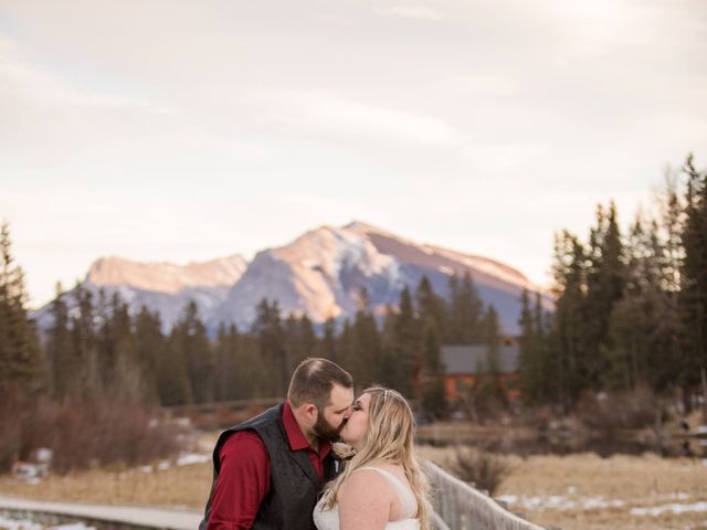 Chris and Katelyn&apos;s wedding in Canmore, Alberta 5