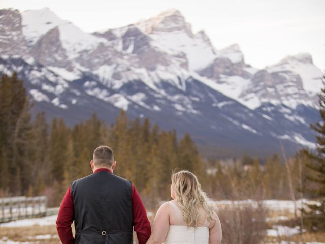 Chris and Katelyn&apos;s wedding in Canmore, Alberta 14