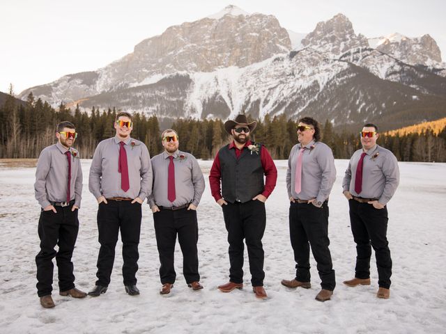 Chris and Katelyn&apos;s wedding in Canmore, Alberta 21