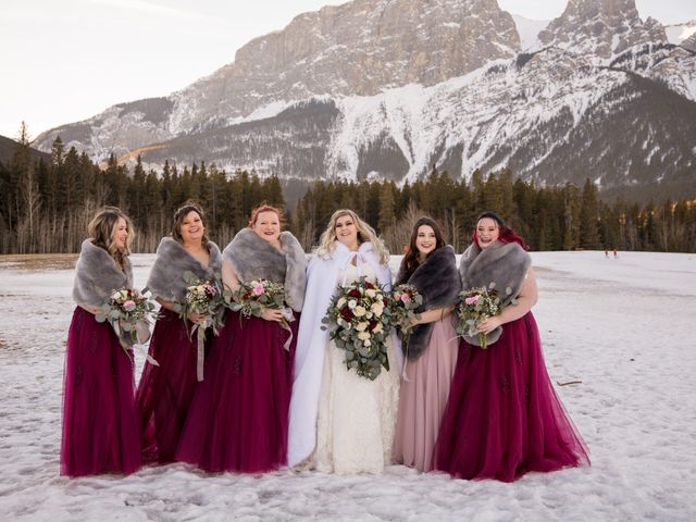 Chris and Katelyn&apos;s wedding in Canmore, Alberta 23