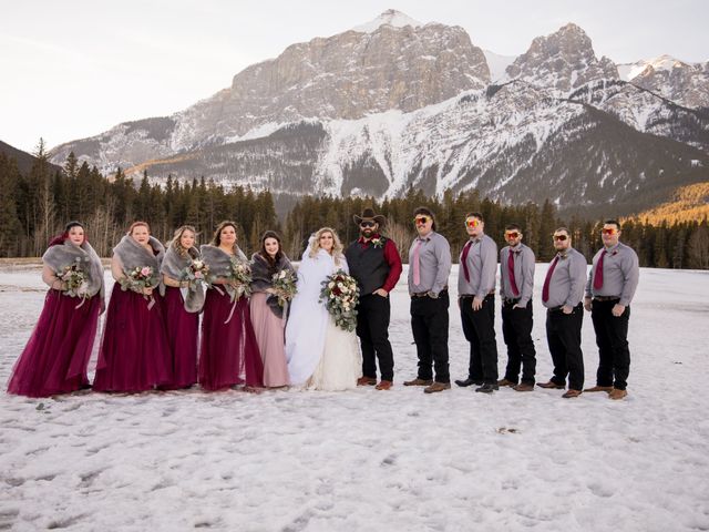Chris and Katelyn&apos;s wedding in Canmore, Alberta 24