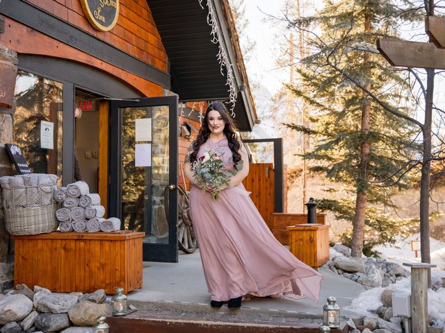 Chris and Katelyn&apos;s wedding in Canmore, Alberta 41