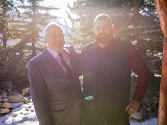 Chris and Katelyn&apos;s wedding in Canmore, Alberta 52