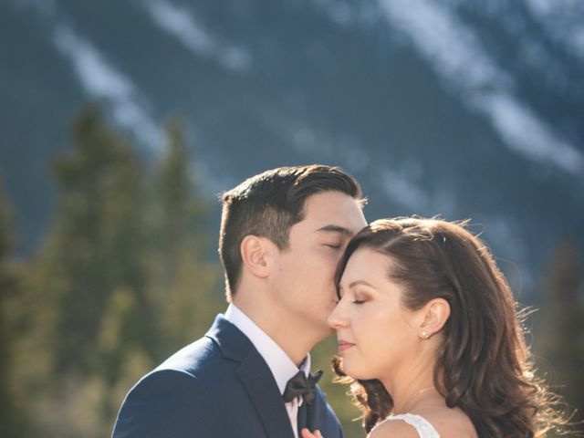 Carson and Lynne&apos;s wedding in Canmore, Alberta 9