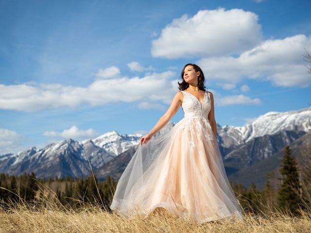 Carson and Lynne&apos;s wedding in Canmore, Alberta 15