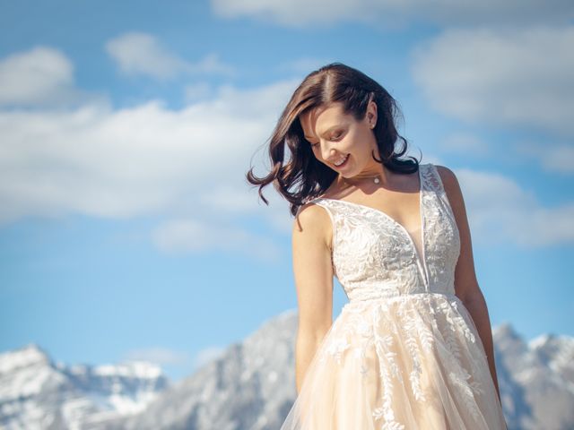 Carson and Lynne&apos;s wedding in Canmore, Alberta 16