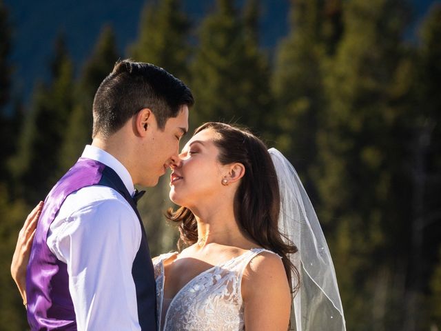 Carson and Lynne&apos;s wedding in Canmore, Alberta 18