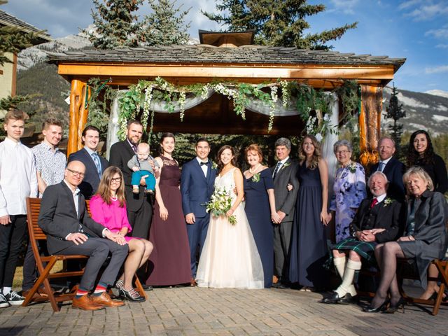 Carson and Lynne&apos;s wedding in Canmore, Alberta 23