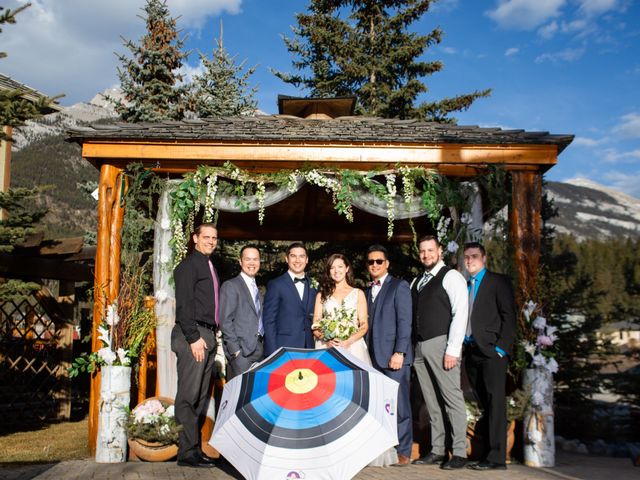 Carson and Lynne&apos;s wedding in Canmore, Alberta 24
