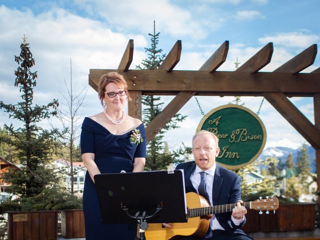 Carson and Lynne&apos;s wedding in Canmore, Alberta 26