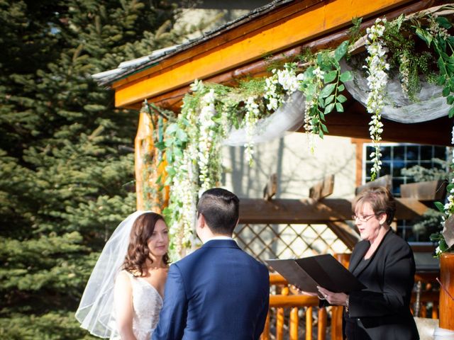 Carson and Lynne&apos;s wedding in Canmore, Alberta 29