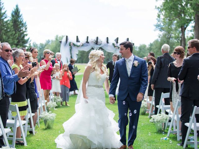 Tory and Brittany&apos;s wedding in High River, Alberta 18