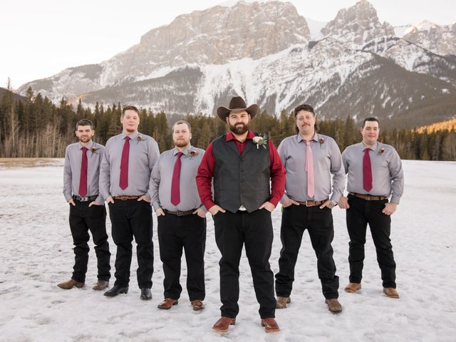Chris and Katelyn&apos;s wedding in Canmore, Alberta 17