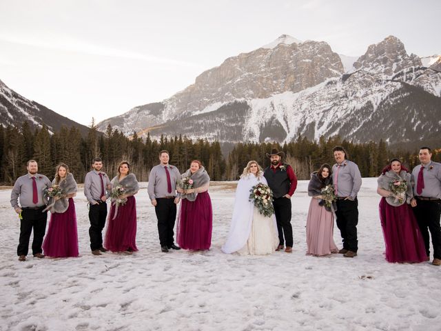 Chris and Katelyn&apos;s wedding in Canmore, Alberta 18