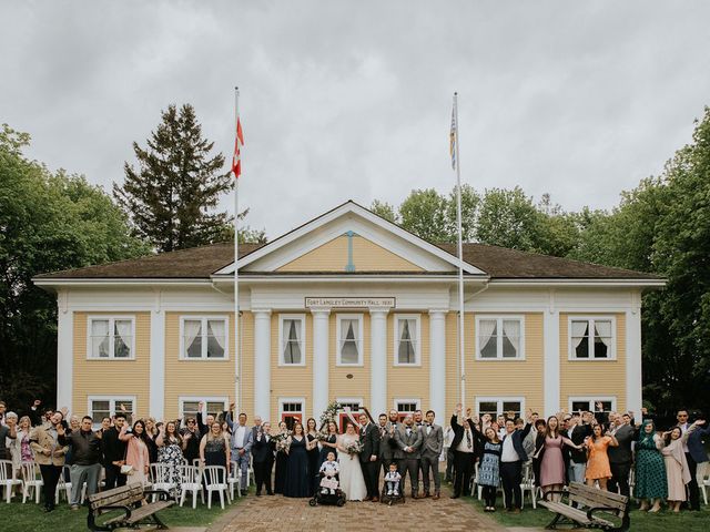 Todd and Ashleigh&apos;s wedding in Fort Langley, British Columbia 39