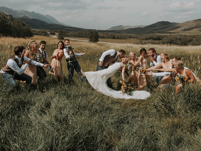 Mallorie and Dan's wedding in Pincher Creek, Alberta 1