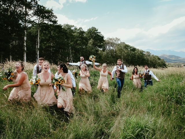 Mallorie and Dan's wedding in Pincher Creek, Alberta 2