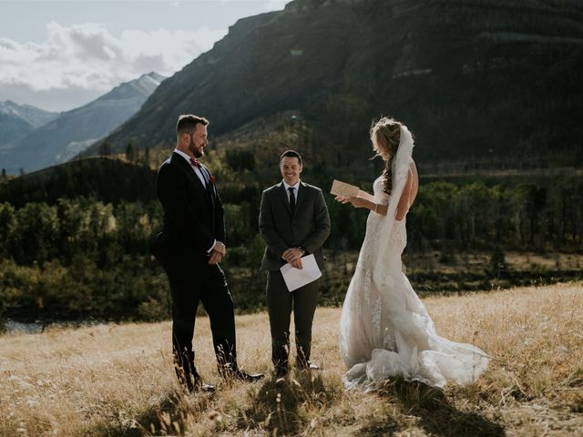 Julien and Meagan&apos;s wedding in Waterton Park, Alberta 17