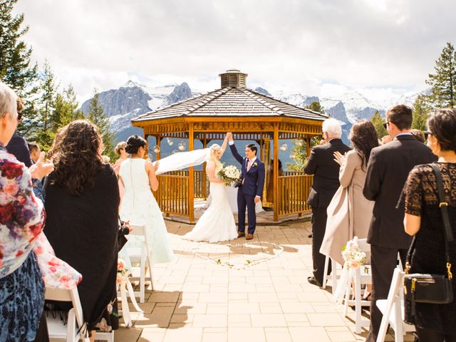 David and Vanessa&apos;s wedding in Canmore, Alberta 32