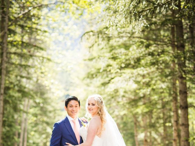 David and Vanessa&apos;s wedding in Canmore, Alberta 38
