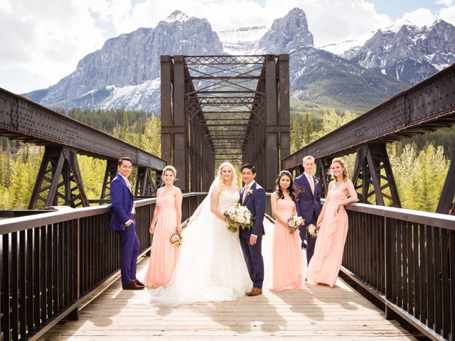 David and Vanessa&apos;s wedding in Canmore, Alberta 63