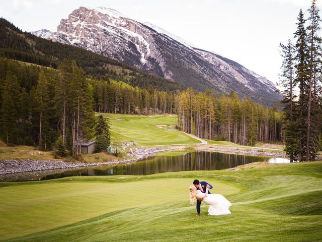 David and Vanessa&apos;s wedding in Canmore, Alberta 78