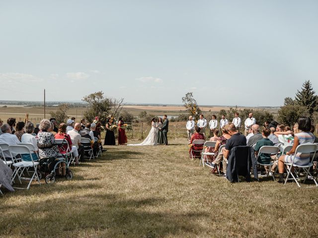 Darian and Evan&apos;s wedding in Cochrane, Alberta 20