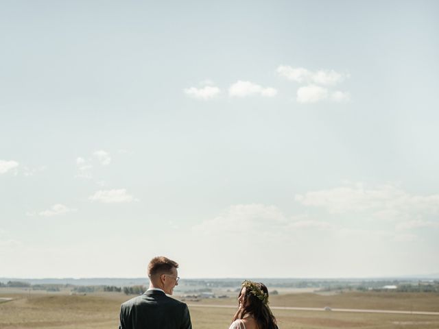 Darian and Evan&apos;s wedding in Cochrane, Alberta 32