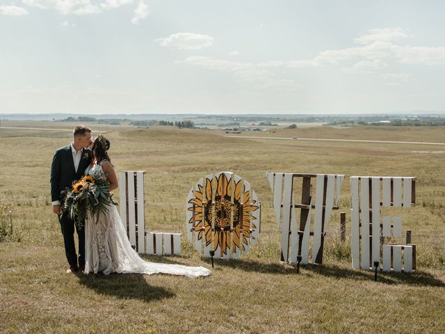 Darian and Evan&apos;s wedding in Cochrane, Alberta 2