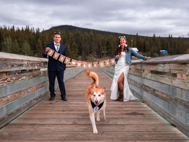 Josh and Jennifer's wedding in Whitehorse, Yukon Territory 1