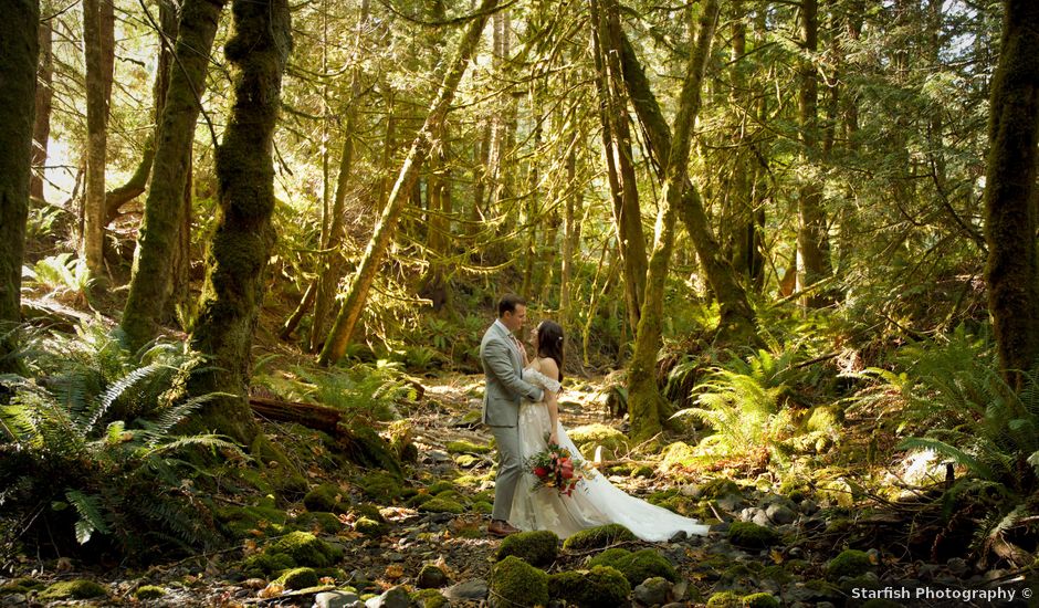 Sam and Ashley's wedding in Sooke, British Columbia