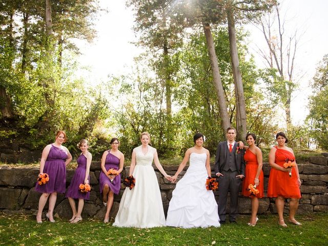 Stephanie and Stephanie&apos;s wedding in Quebec, Quebec 9
