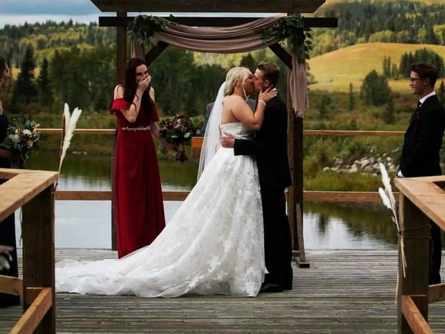 Emerson and Tara&apos;s wedding in Turner Valley, Alberta 3