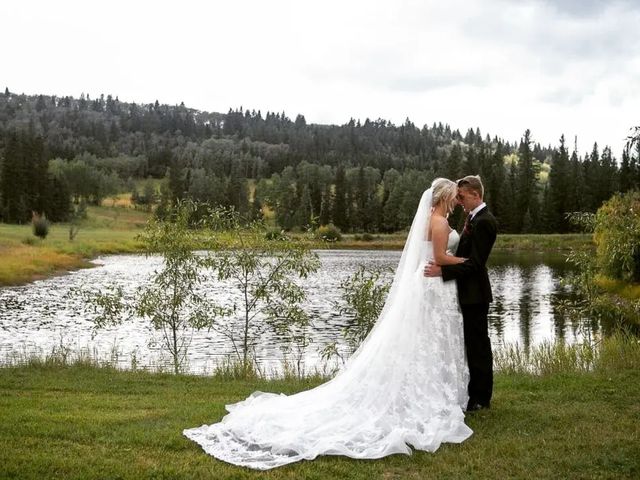 Emerson and Tara&apos;s wedding in Turner Valley, Alberta 4