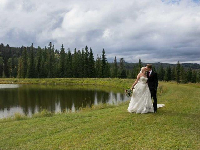 Emerson and Tara&apos;s wedding in Turner Valley, Alberta 5