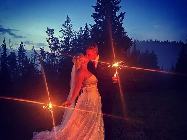 Emerson and Tara&apos;s wedding in Turner Valley, Alberta 7