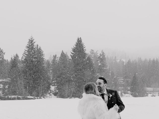 Carly and Sam&apos;s wedding in Whistler, British Columbia 74
