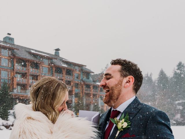 Carly and Sam&apos;s wedding in Whistler, British Columbia 92