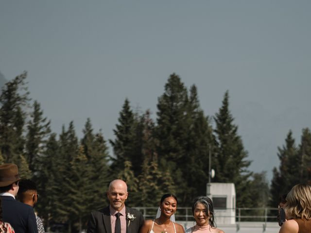 Monica and John&apos;s wedding in Banff, Alberta 8