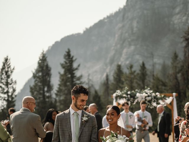 Monica and John&apos;s wedding in Banff, Alberta 26
