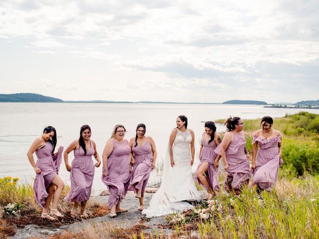 Sam and Camilla&apos;s wedding in Fort Chipewyan, Alberta 11