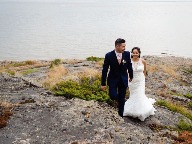 Sam and Camilla&apos;s wedding in Fort Chipewyan, Alberta 12