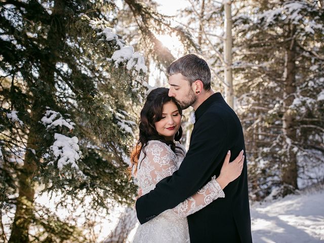 Francis and Cheri&apos;s wedding in Banff, Alberta 1