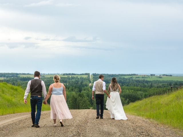 Cameron and Kate's wedding in Rocky Mountain House, Alberta 1