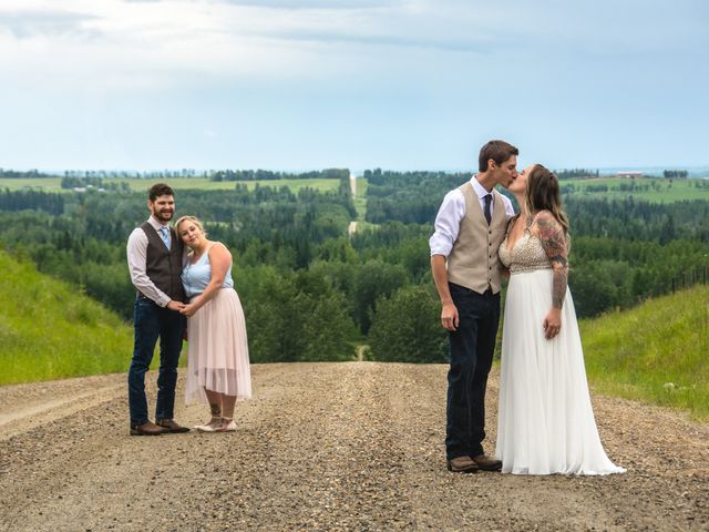 Cameron and Kate's wedding in Rocky Mountain House, Alberta 6