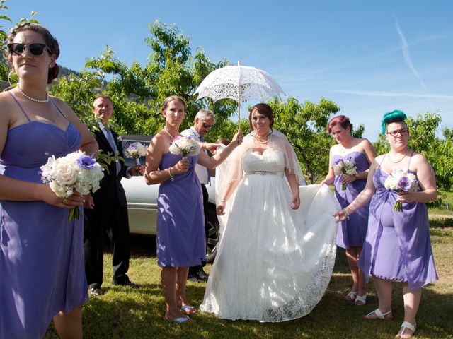 Scott and Megan's wedding in Vernon, British Columbia 12