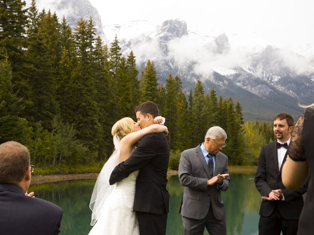 Konrad and Chelsea&apos;s wedding in Canmore, Alberta 11