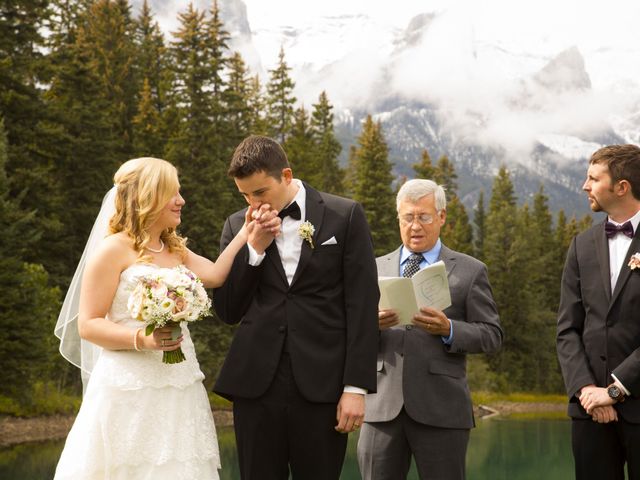 Konrad and Chelsea&apos;s wedding in Canmore, Alberta 13