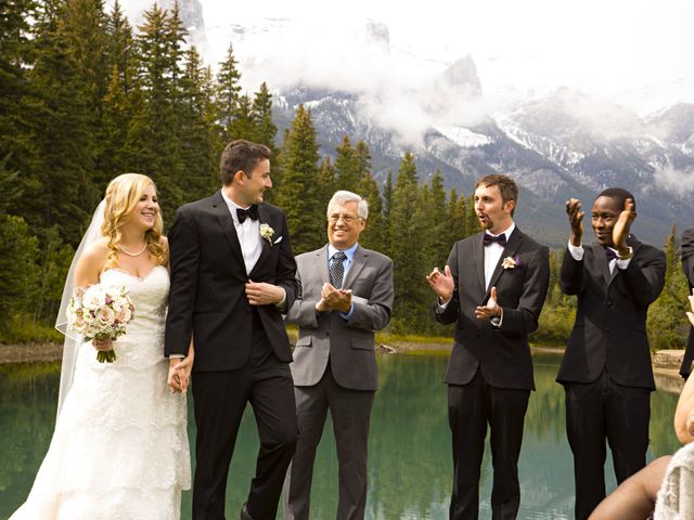 Konrad and Chelsea&apos;s wedding in Canmore, Alberta 1